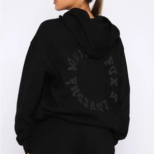 Project 5 Oversized Hoodie White Fox Boutique